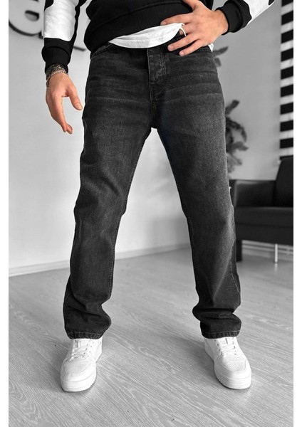 Boyfriend Lacivert Kot Pantolon