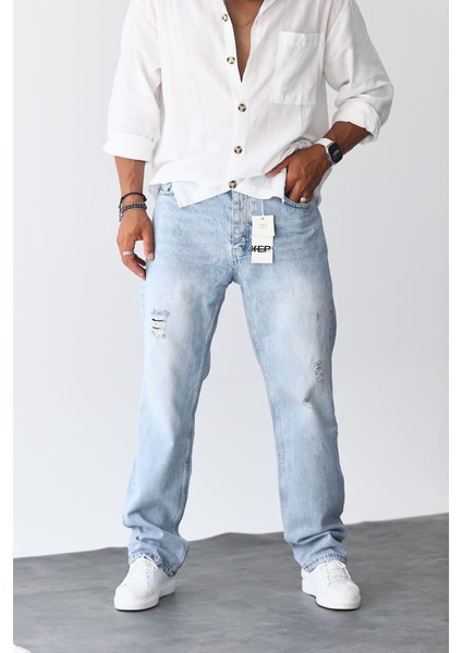 Buzmavi Baggy Pantalon Erkek