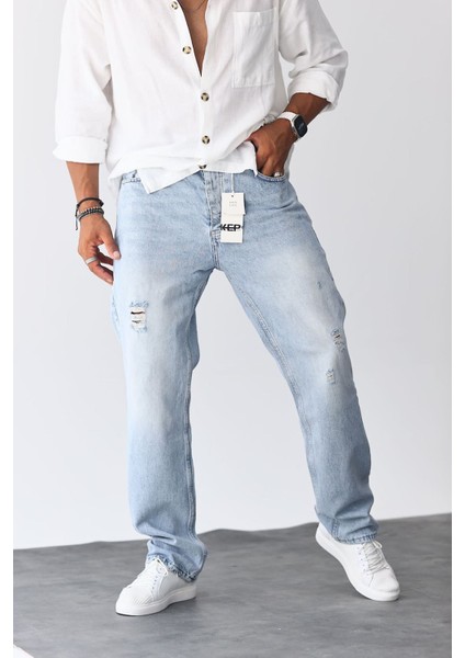 Buzmavi Baggy Pantalon Erkek