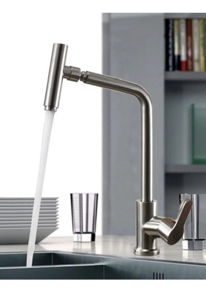 Series Inox Mutfak Eviye Bataryası Oynar Başlıklı