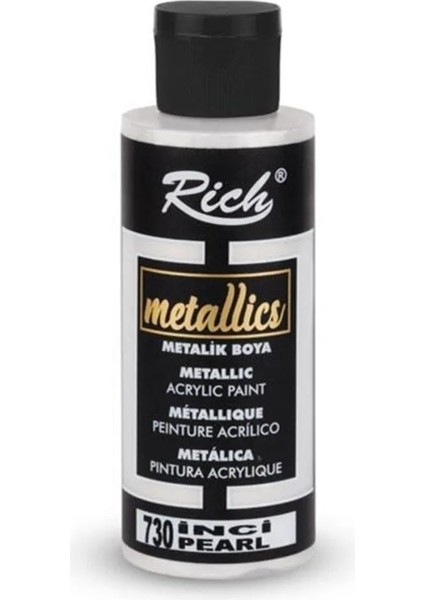 Metalik Akrilik Boya 120CC. N:730 Inci