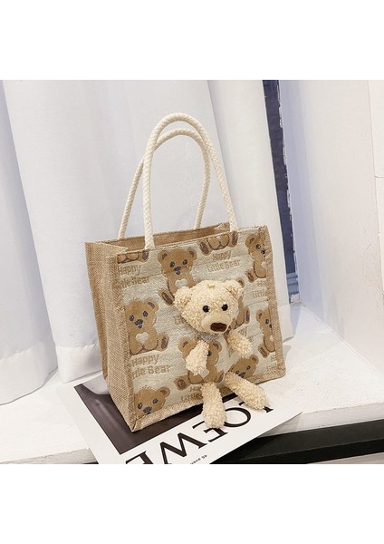 Çanta Yeni Stil Ayı Sevimli Küçük Çanta Moda Kore Tarzı Moda Kızlar Için Sokak Trendi Çanta Kadınlar Için (Yurt Dışından)