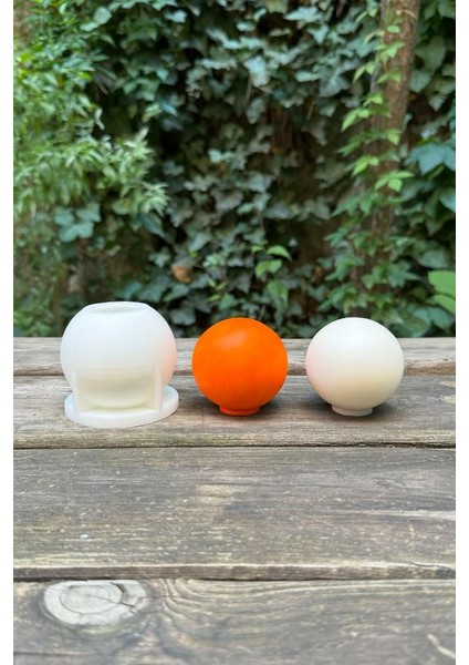 Küre 6cm Çap Silikon Mum Kalıbı modelleri