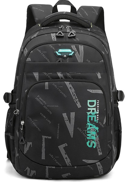 Ortaokul Öğrencileri Için Erkek Okul Çantası, Ortaokul Öğrencileri Için Omurga Koruması ve Yükü Azaltan, Büyük Kapasiteli, Ilkokul Beşinci Sınıf Öğrencileri Için Hafif Sırt Çantası (Yurt Dışından)