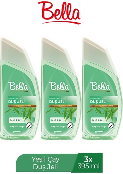 Duş Jeli Yeşil Çay 395 ml x 3 Adet
