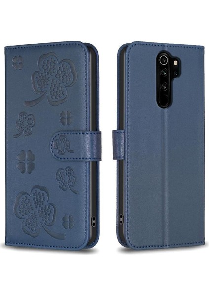 Xiaomi Redmi Not 8 Için Flip Case Pro Yonca Çiçek Cüzdan Pu Deri Kart (Yurt Dışından)