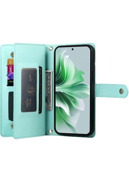 Oppo Oppo 11 Pro 5g Cüzdan Bölmesi Kickstand Kart Yuvaları Için Flip Case (Yurt Dışından)