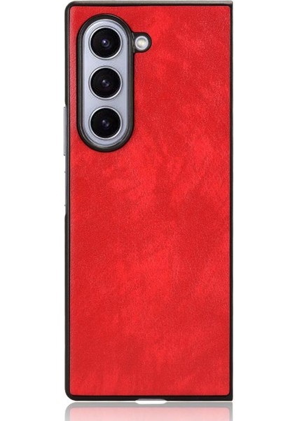 Samsung Galaxy Z Retro 6 Retro Uyumluluk Lychee Desen Için Retro Kılıf (Yurt Dışından) modelleri