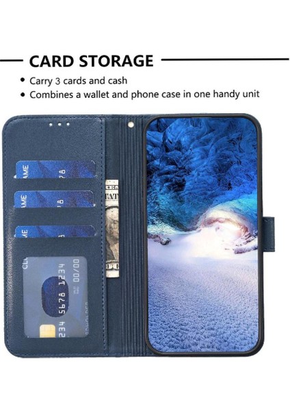 YH Mall Samsung Galaxy S9 Artı Pu Deri Yonca Çiçek Çok Renkli Için Flip Case (Yurt Dışından)