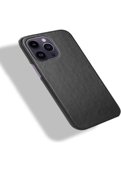 IPhone 14 Için Retro Durumda Pro Max Retro Lychee Desen Anti Scratch Kapak (Yurt Dışından)