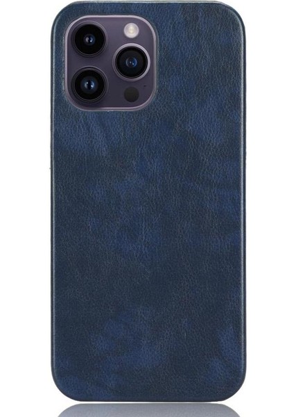 IPhone 14 Için Retro Durumda Pro Max Retro Lychee Desen Anti Scratch Kapak (Yurt Dışından)