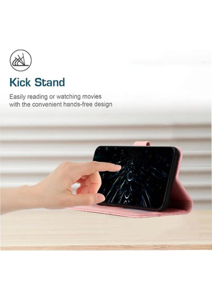 Google Piksel 9 Kart Ekleme Kickstand Tam Koruma Pu Için Flip Case (Yurt Dışından)