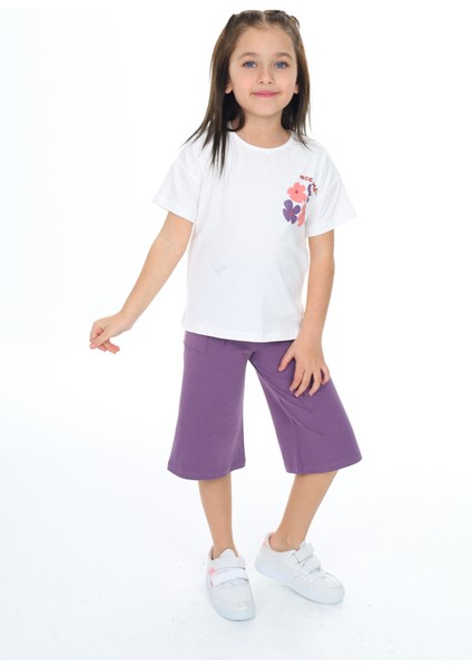 Toontoy Kız Çocuk Baskılı Kaprili Takım modelleri