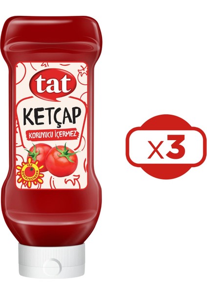 Ketçap 650 gr x 3 Adet