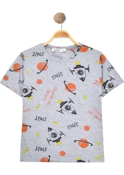 Erkek Çocuk Uzay Metraj Baskı Tshirt fiyatları