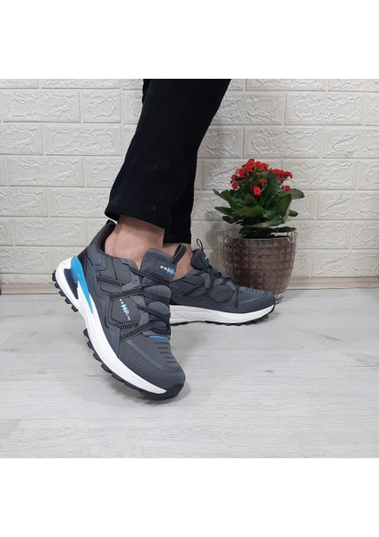 1642 Füme Memoryfoam Kaydırmaz Rahat Spor Ayakkabı