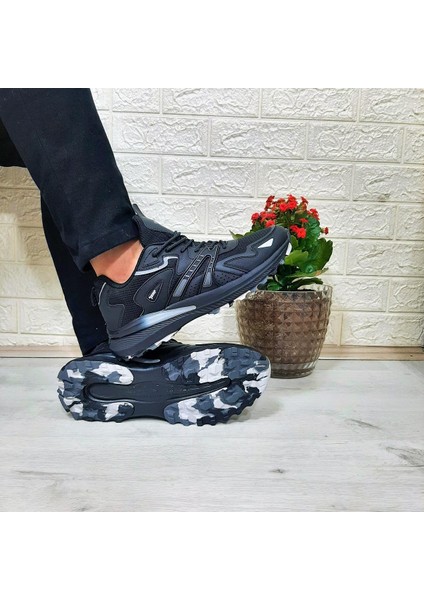 29725 Siyah Kaymaz Memoryfoam Günlük Spor Ayakkabı