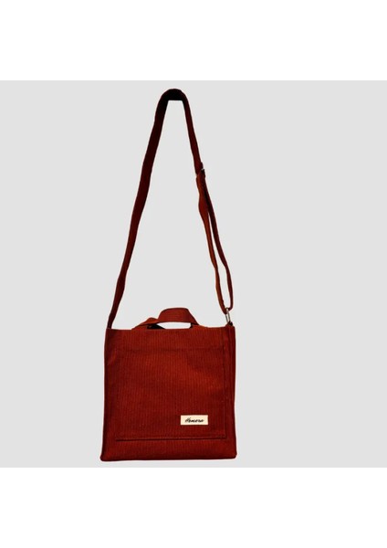 Tote Bag Kadın Omuz Çantası - Kiremit modelleri