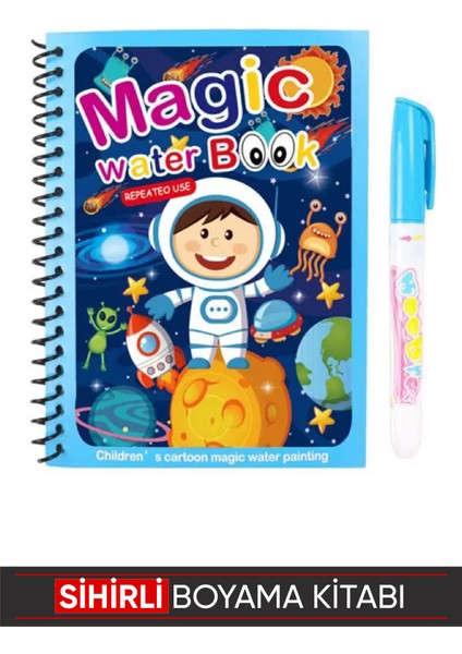 Vox Art Magic Water Book - Sihirli Boyama Kitabı / Astronot