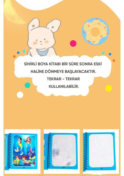 Vox Art Magic Water Book - Sihirli Boyama Kitabı / Astronot