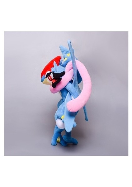 Peluş Oyuncak Pokemon Koga Ninja Kurbağa Peluş Oyuncak Anime Pokemon Çizgi Film Bebeği 30 cm (Yurt Dışından)