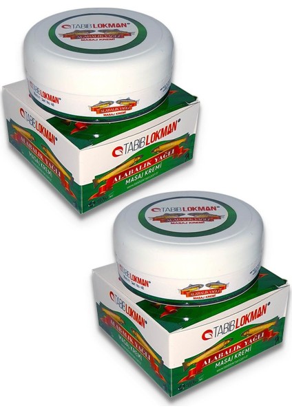 Alabalık Yağı Özlü Bitkisel Masaj Kremi 2 x 65 gr