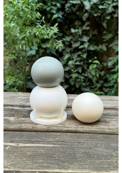 Küre 7cm Çap Silikon Mum Kalıbı