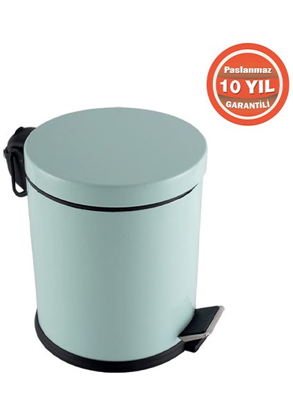 70-142 Paslanmaz Çelik 5 Litre Pedallı Banyo Çöp Kovası Mind