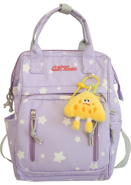 Okul Çantası Kadın Küçük Taze Sırt Çantası Rahat Büyük Kapasiteli Moda Ortaokul ve Lise Üniversite Öğrencisi Sırt Çantası (Yurt Dışından)