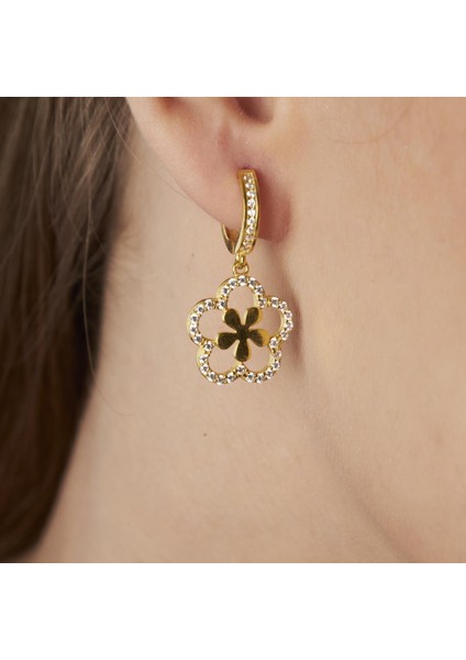 Beş Yapraklı Şans Küpe modelleri