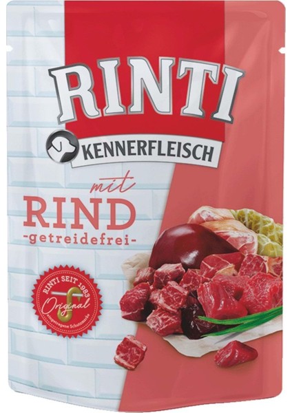 Rıntı Dana Etli Pouch Yetişkin Köpek Konservesi 400 gr