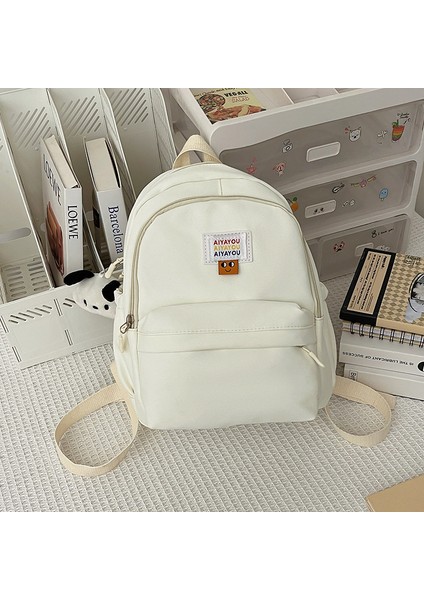 Naylon Okul Çantası, Gündelik Sırt Çantası, Hafif Kızın Çok Yönlü Küçük Mini Sırt Çantası, Basit Sırt Çantası (Yurt Dışından)