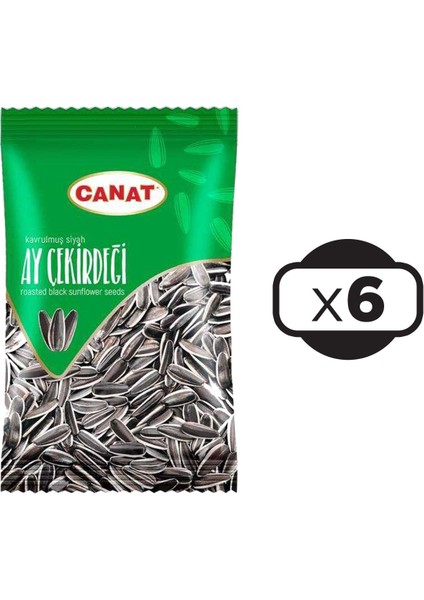 Ayçekirdek Siyah 200 gr x 6 Adet