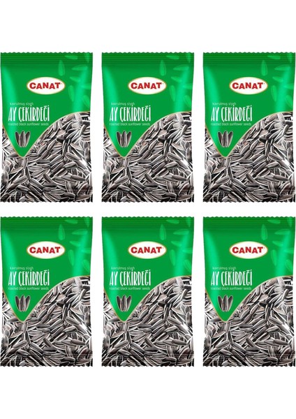 Ayçekirdek Siyah 200 gr x 6 Adet