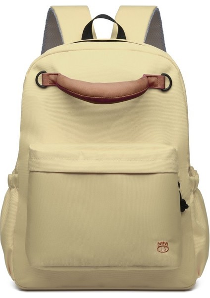 Gündelik Büyük Kapasiteli Sırt Çantası, Basit Bayan Üniversite Öğrencisi Seyahat Çantası, Ortaokul ve Lise Öğrencisi Okul Çantası (Yurt Dışından)