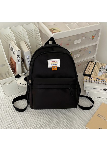 Naylon Okul Çantası, Gündelik Sırt Çantası, Hafif Kızın Çok Yönlü Küçük Mini Sırt Çantası, Basit Sırt Çantası (Yurt Dışından)