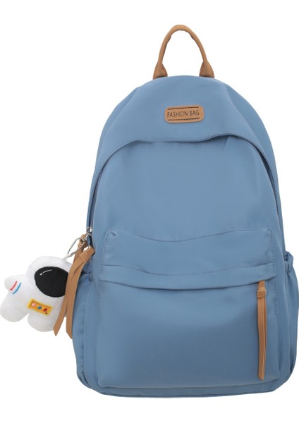 Sırt Çantası Kadın Büyük Kapasiteli Okul Çantası Ortaokul Doğum Günü Basit Rahat Sırt Çantası (Yurt Dışından)