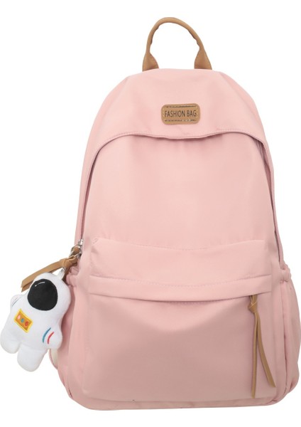 Sırt Çantası Kadın Büyük Kapasiteli Okul Çantası Ortaokul Doğum Günü Basit Rahat Sırt Çantası (Yurt Dışından)