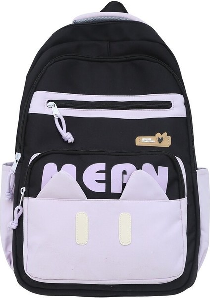 Erkekler ve Kadınlar Için Sırt Çantası Büyük Kapasiteli Ortaokul Öğrencisi Okul Çantası Seyahat Bilgisayar Sırt Çantası (Yurt Dışından)