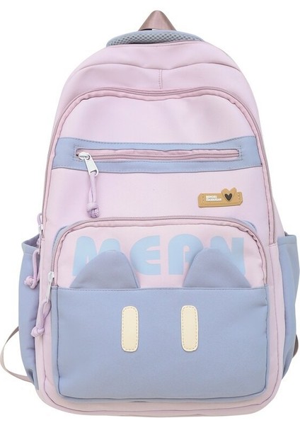 Erkekler ve Kadınlar Için Sırt Çantası Büyük Kapasiteli Ortaokul Öğrencisi Okul Çantası Seyahat Bilgisayar Sırt Çantası (Yurt Dışından)