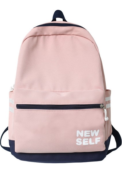 Yeni Büyük Kapasiteli Çift Sırt Çantası, Üniversite ve Lise Öğrencisi Okul Çantası, Japon Tarzı Basit Sırt Çantasının Şık Kore Versiyonu (Yurt Dışından)