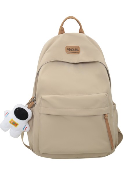 Sırt Çantası Kadın Büyük Kapasiteli Okul Çantası Ortaokul Doğum Günü Basit Rahat Sırt Çantası (Yurt Dışından)