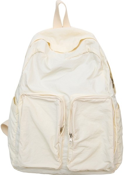 Kadın Hafif Sırt Çantası, Düz Renk, Basit Seyahat ve Spor Çantası, Gündelik ve Çok Yönlü Banliyö Çantası, Büyük Kapasiteli Omuz Çantası (Yurt Dışından)