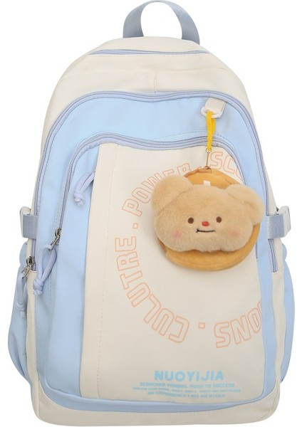 Kadınlar Için Okul Çantaları, Yüksek Görünümlü, Japon Tarzı, Lise Öğrencileri Için Sade, Kontrast Renkli Sırt Çantaları, Seyahat Sırt Çantaları (Yurt Dışından)