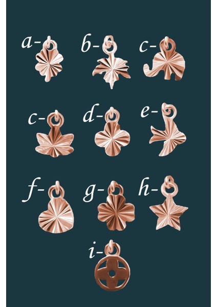 925 Ayar Gümüş Rose Kaplama Ay Taşlı Kalp Figürlü Kıkırdak Küpe fiyatları