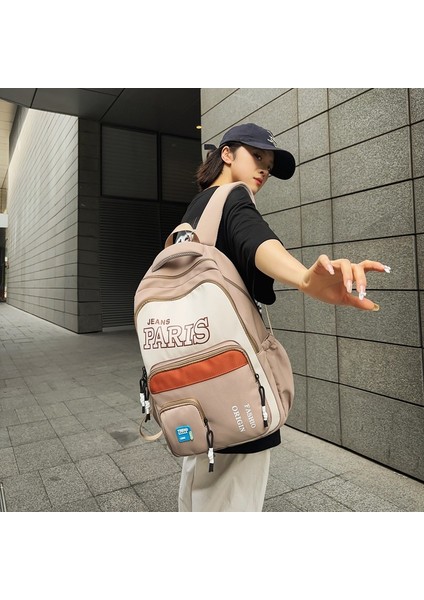 Ortaokul Öğrencileri Için Büyük Kapasiteli Sırt Çantası, Okul Çantası, Üniversite Öğrencisi Gündelik Sırt Çantası, Gezi Seyahat Çantası (Yurt Dışından)