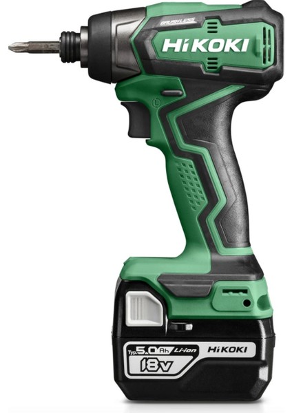 18 Volt Hikoki WH18DA 18V/5AH. 140NM Kömürsüz Şarjlı Darbeli Torklu Vidalama 2 5.0 - 5.4 Ah Takım Ç