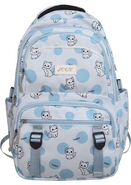 Sırt Çantası Kadın Büyük Kapasiteli Okul Çantası Naylon Sırt Çantası (Yurt Dışından)