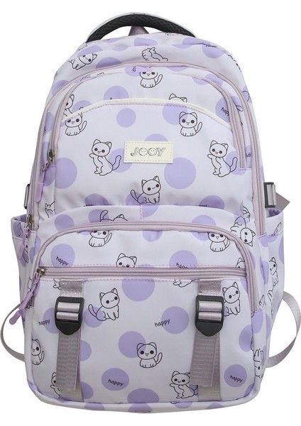 Sırt Çantası Kadın Büyük Kapasiteli Okul Çantası Naylon Sırt Çantası (Yurt Dışından)