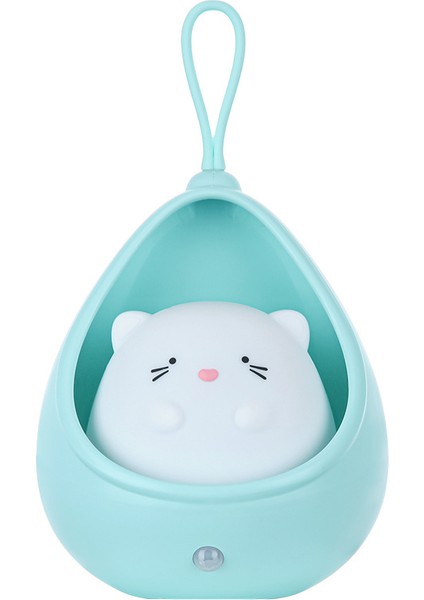 Yeni Insan Vücudu Indüksiyon LED Gece Lambası USB Şarj Ev Atmosferi Başucu Yaratıcı Silikon Duvar Lambası (Yurt Dışından)